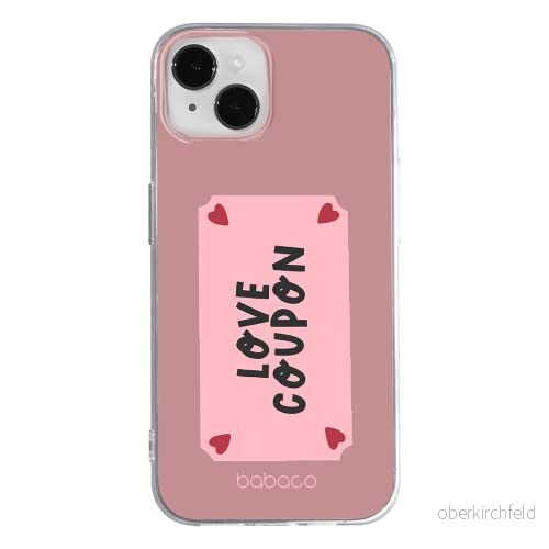 ERT GROUP mobiltelefonfodral för Apple Iphone 14 PLUS originalt och officiellt licensierat Babaco mönster Love Coupon 001 anpassad till formen på mobiltelefonen, fodral tillverkad av TPU plast 5905131900050