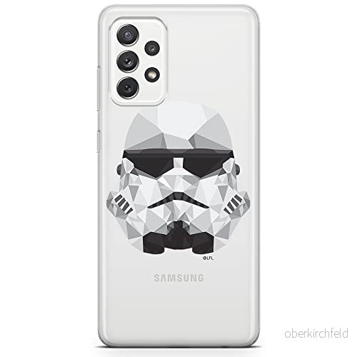 ERT GROUP mobiltelefonfodral för Samsung A73 5G originalt och officiellt licensierat Star Wars mönster Stormtrooper 008 optimalt anpassad till formen på mobiltelefonen, gedeeltelijk transparant 5904805517174