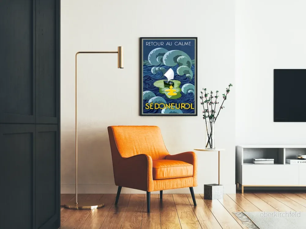 vintageposter Sédoneurol Återgång till lugn - Bild 2