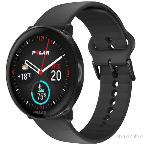 Polar Ignite 3 Sportklocka med band silikon bandstorlek: S/L display 1.28 32 MB Bluetooth 35 g nattsvart 725882062488