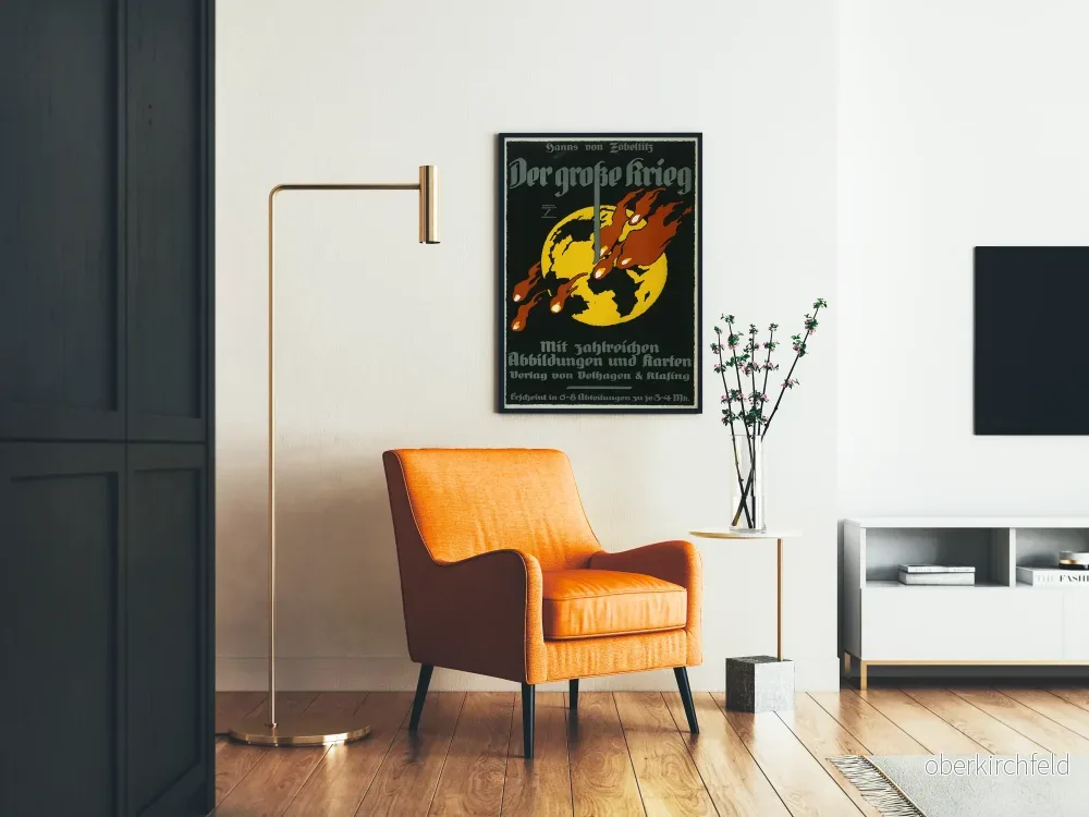 Vintageposter Der Große Krieg - Grafisk väggdekoration - Bild 2