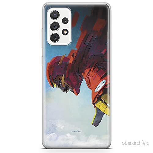 ERT GROUP mobiltelefonfodral för Samsung A33 5G originalt och officiellt licensierat Marvel mönster Iron Man 015 optimalt anpassad till formen på mobiltelefonen, fodral tillverkad av TPU plast 5904805352386