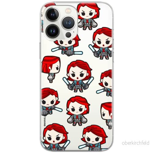 ERT GROUP mobiltelefonfodral för Oppo A53 / A53S originalt och officiellt licensierat Marvel mönster Black Widow 013 optimalt anpassad till formen på mobiltelefonen, gedeeltelijk transparant 5904805235320