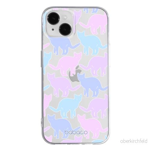 ERT GROUP mobiltelefonfodral för Apple Iphone 14 PLUS originalt och officiellt licensierat Babaco mönster Cats 011 optimalt anpassad till formen på mobiltelefonen, gedeeltelijk transparant 5905131904119