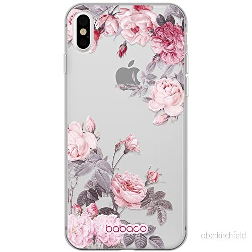 ERT GROUP mobiltelefonfodral för Iphone XS Max originalt och officiellt licensierat Babaco mönster Flowers 055 optimalt anpassad till formen på mobiltelefonen, gedeeltelijk transparant 5905131355959