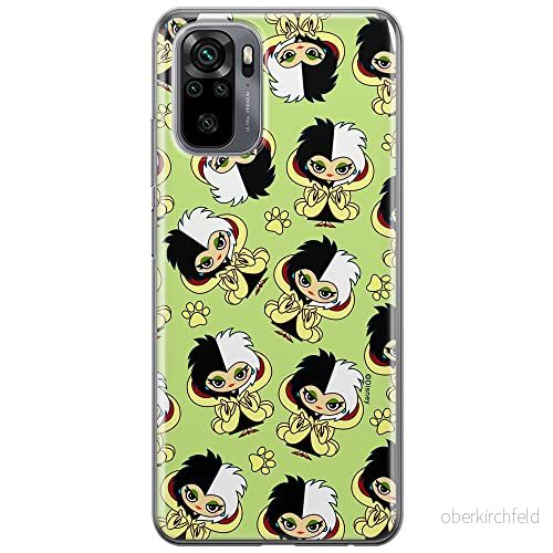 ERT GROUP mobiltelefonfodral för Xiaomi REDMI NOTE 10/ 10S originalt och officiellt licensierat Disney mönster Cruella 007 anpassad till formen på mobiltelefonen, fodral tillverkad av TPU plast 5905131495273