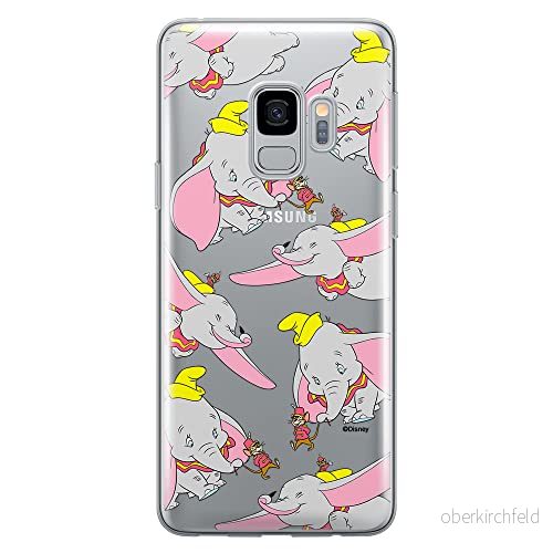ERT GROUP mobiltelefonfodral för Samsung S9 originalt och officiellt licensierat Disney mönster Dumbo 016 optimalt anpassad till formen på mobiltelefonen, gedeeltelijk transparant 5905131803825