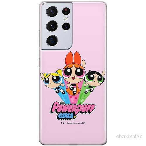ERT GROUP mobiltelefonfodral för Samsung S21 ULTRA originalt och officiellt licensierat The Powerpuff Girls mönster 029, fodral tillverkad av TPU plast 5905511973964