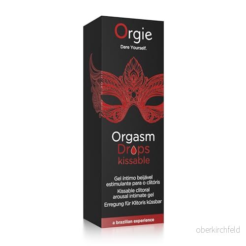 Orgie Orgasm Drops kissable Massage droppar, Transparent, 30 ml 5600298351416