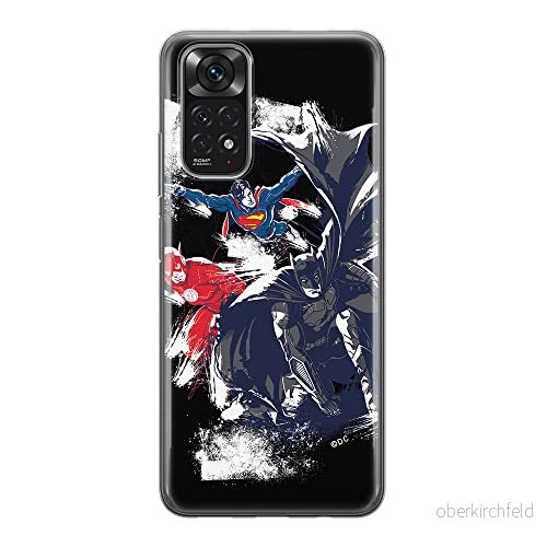 ERT GROUP mobiltelefonfodral för Xiaomi REDMI NOTE 11S 4G / 11 originalt och officiellt licensierat DC mönster Justice League 002, fodral tillverkad av TPU plast 5905511556662