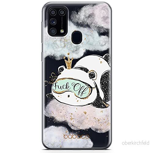 ERT GROUP mobiltelefonfodral för Samsung M31 originalt och officiellt licensierat Babaco mönster Panda 001 optimalt anpassad till formen på mobiltelefonen, gedeeltelijk transparant 5904805477935