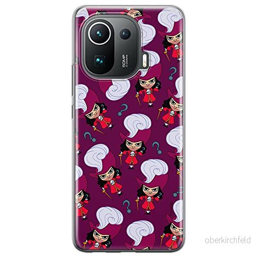ERT GROUP mobiltelefonfodral för Xiaomi MI 11 PRO originalt och officiellt licensierat Disney mönster James Hook 002 optimalt anpassad till formen på mobiltelefonen, fodral tillverkad av TPU plast 5905131448712