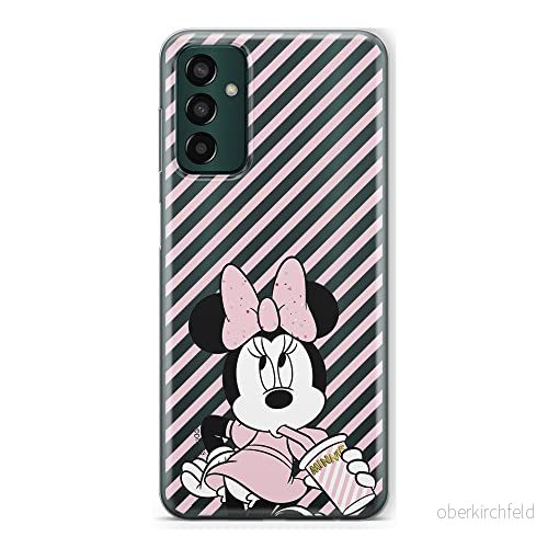 ERT GROUP mobiltelefonfodral för Samsung M13 4G originalt och officiellt licensierat Disney mönster Minnie 017 optimalt anpassad till formen på mobiltelefonen, gedeeltelijk transparant 5905511326760