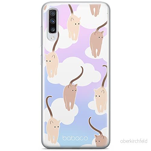ERT GROUP mobiltelefonfodral för Samsung A70 originalt och officiellt licensierat Babaco mönster Cats 015 optimalt anpassad till formen på mobiltelefonen, fodral tillverkad av TPU plast 5905131071729