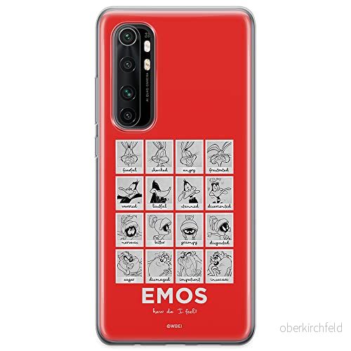 ERT GROUP mobiltelefonfodral för Xiaomi MI NOTE 10 Lite originalt och officiellt licensierat Looney Tunes mönster 008 optimalt anpassad till formen på mobiltelefonen, fodral tillverkad av TPU plast 5904805592959