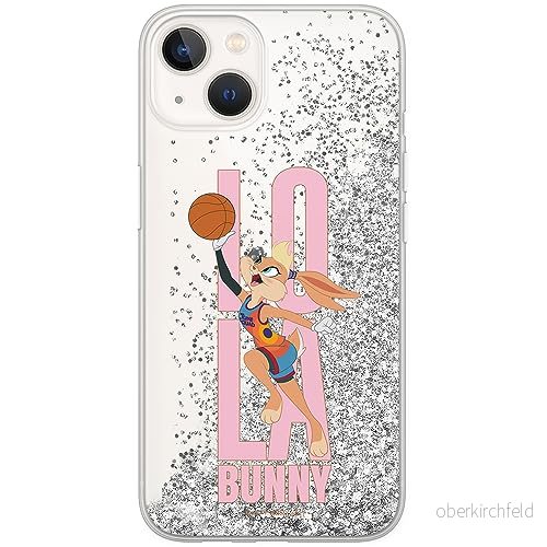 ERT GROUP mobiltelefonfodral för Apple Iphone 13 MINI originalt och officiellt licensierat Looney Tunes mönster Space Jam 028, med glitter overflow effekt 5905511068875