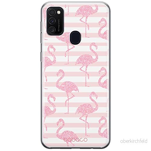 ERT GROUP mobiltelefonfodral för Samsung M21 originalt och officiellt licensierat Babaco mönster Flamingo 001 optimalt anpassad till formen på mobiltelefonen, fodral tillverkad av TPU plast 5903040480885