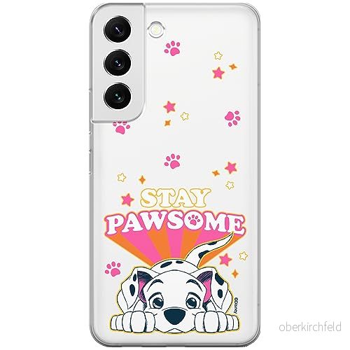 ERT GROUP mobiltelefonfodral för Samsung S22 PLUS originalt och officiellt licensierat Disney mönster Dalmatian 007 optimalt anpassad till formen på mobiltelefonen, gedeeltelijk transparant 5905511991814