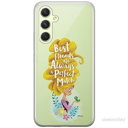 ERT GROUP mobiltelefonfodral för Samsung A54 5G originalt och officiellt licensierat Disney mönster Rapunzel & Pascal 002 optimalt anpassad till formen på mobiltelefonen, gedeeltelijk transparant 5905511815783