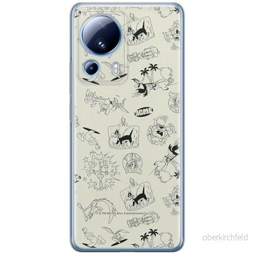 ERT GROUP mobiltelefonfodral för Xiaomi 13 LITE/CIVI 2 originalt och officiellt licensierat Looney Tunes mönster 026, fodral tillverkad av TPU plast 5905795132309