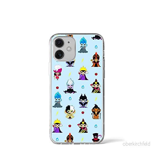 ERT GROUP mobiltelefonfodral för Iphone 12 Mini originalt och officiellt licensierat Disney mönster Villains 007 optimalt anpassad till formen på mobiltelefonen, fodral tillverkad av TPU plast 5905131383730
