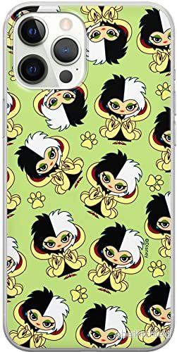 ERT GROUP mobiltelefonfodral för Iphone 12/12 PRO originalt och officiellt licensierat Disney mönster Cruella 007 optimalt anpassad till formen på mobiltelefonen, fodral tillverkad av TPU plast 5905131493958