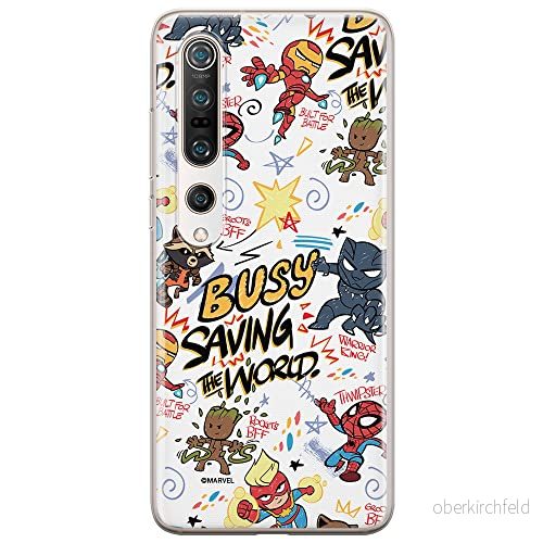 ERT GROUP mobiltelefonfodral för Xiaomi MI 10 / PRO originalt och officiellt licensierat Marvel mönster Avengers 026 anpassad till formen på mobiltelefonen, fodral tillverkad av TPU plast 5904805198694
