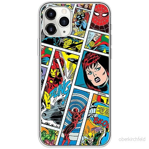 ERT GROUP mobiltelefonfodral för Iphone 11 PRO MAX originalt och officiellt licensierat Marvel mönster Avengers 034 optimalt anpassad till formen på mobiltelefonen, fodral tillverkad av TPU plast 5905511765675