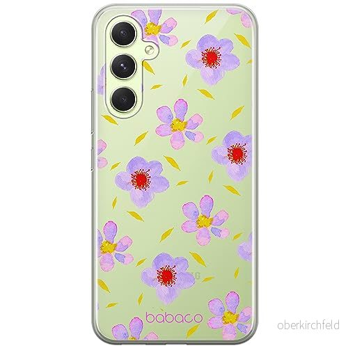 ERT GROUP mobiltelefonfodral för Samsung A54 5G originalt och officiellt licensierat Babaco mönster Flowers 022 optimalt anpassad till formen på mobiltelefonen, gedeeltelijk transparant 5905511804589