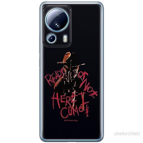 ERT GROUP mobiltelefonfodral för Xiaomi 13 LITE/CIVI 2 originalt och officiellt licensierat Horror mönster Nightmare of Elm Street 007, fodral tillverkad av TPU plast 5905511929237
