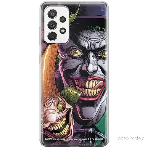 ERT GROUP mobiltelefonfodral för Samsung A73 5G originalt och officiellt licensierat DC mönster Joker 021 optimalt anpassad till formen på mobiltelefonen, fodral tillverkad av TPU plast 5905795055981