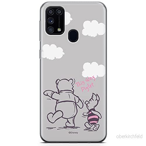 ERT GROUP mobiltelefonfodral för Samsung M31 originalt och officiellt licensierat Disney mönster Winnie the Pooh and friends 006 anpassad till formen på mobiltelefonen, fodral tillverkad av TPU plast 5904805475610