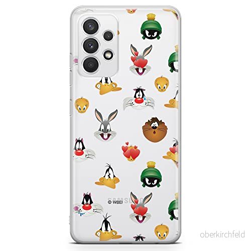ERT GROUP mobiltelefonfodral för Samsung A32 4G LTE originalt och officiellt licensierat Looney Tunes mönster 007 optimalt anpassad till formen på mobiltelefonen, gedeeltelijk transparant 5903040473115