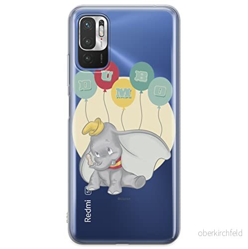 ERT GROUP mobiltelefonfodral för Xiaomi REDMI NOTE 10 5G / POCO M3 PRO originalt och officiellt licensierat Disney mönster Dumbo 003 anpassad till formen på mobiltelefonen, gedeeltelijk transparant 5904805607165
