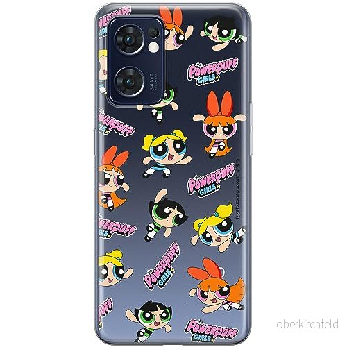 ERT GROUP mobiltelefonfodral för Oppo RENO 7 5G originalt och officiellt licensierat The Powerpuff Girls mönster 028, gedeeltelijk transparant 5905511972820