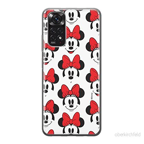 ERT GROUP mobiltelefonfodral för Xiaomi REDMI NOTE 11S 4G / 11 originalt och officiellt licensierat Disney mönster Minnie 058, fodral tillverkad av TPU plast 5905511559854