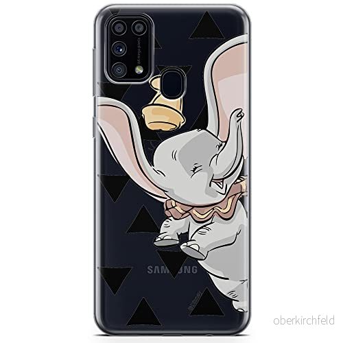 ERT GROUP mobiltelefonfodral för Samsung M31 originalt och officiellt licensierat Disney mönster Dumbo 001 optimalt anpassad till formen på mobiltelefonen, gedeeltelijk transparant 5904805480331