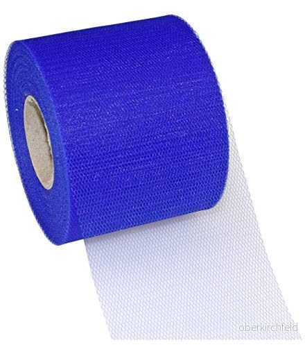 C.E. Pattberg Verona Dekorationsband Blå, 50 m Tyllband, 72 mm Bredd 4009236514486