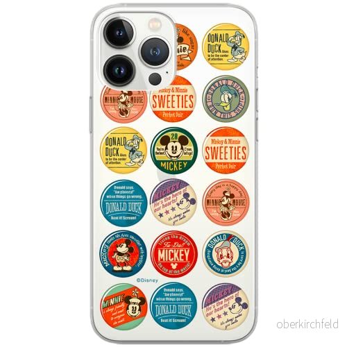 ERT GROUP mobiltelefonfodral för Apple Iphone 6 PLUS originalt och officiellt licensierat Disney mönster Mickey & Friends 003 Vit anpassad till formen på mobiltelefonen, gedeeltelijk transparant 5902980570618