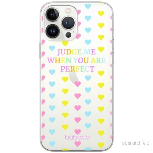ERT GROUP mobiltelefonfodral för Huawei P30 Lite originalt och officiellt licensierat Babaco mönster Judge me 001 Vit optimalt anpassad till formen på mobiltelefonen, gedeeltelijk transparant 5903932900958