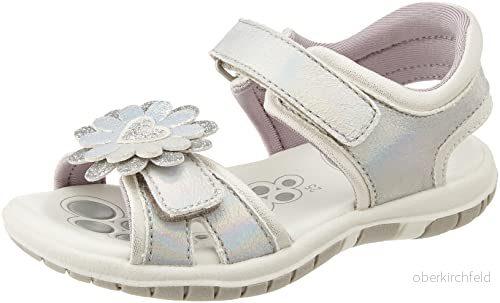 Chicco, Fairy Tale Sandal, Justerbara dubbla kardborreband sandaler Flickor, Silver, 30 8051182265505
