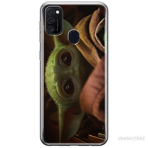 ERT GROUP mobiltelefonfodral för Samsung M21 originalt och officiellt licensierat Star Wars mönster Baby Yoda 002 optimalt anpassad till formen på mobiltelefonen, fodral tillverkad av TPU plast 5903537838007