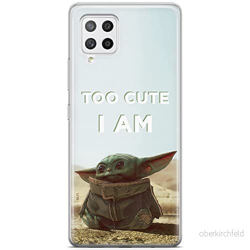 ERT GROUP mobiltelefonfodral för Samsung A42 5G originalt och officiellt licensierat Star Wars mönster Baby Yoda 004 optimalt anpassad till formen på mobiltelefonen, fodral tillverkad av TPU plast 5903040250327