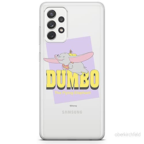 ERT GROUP mobiltelefonfodral för Samsung A73 5G originalt och officiellt licensierat Disney mönster Dumbo 005 optimalt anpassad till formen på mobiltelefonen, gedeeltelijk transparant 5904805510953