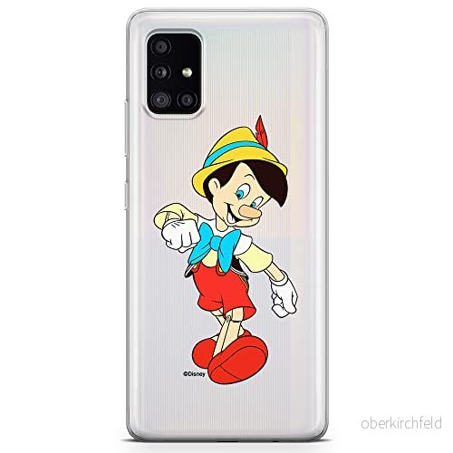 ERT GROUP mobiltelefonfodral för Samsung A51 5G originalt och officiellt licensierat Disney mönster Pinocchio 001 optimalt anpassad till formen på mobiltelefonen, gedeeltelijk transparant 5905131139481