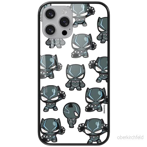 ERT GROUP mobiltelefonfodral för Apple Iphone 12/12 PRO originalt och officiellt licensierat Marvel mönster Black Panther 016 tillverkad av härdat glas, anpassat till mobilens form, skyddsfodral 5904805228827