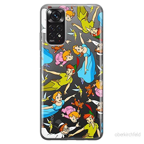 ERT GROUP mobiltelefonfodral för Xiaomi REDMI 10 originalt och officiellt licensierat Disney mönster Peter Pan 002 anpassad till formen på mobiltelefonen, gedeeltelijk transparant 5905131790415