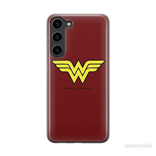 ERT GROUP mobiltelefonfodral för Samsung S23 originalt och officiellt licensierat DC mönster Wonder Woman 005 optimalt anpassad till formen på mobiltelefonen, fodral tillverkad av TPU plast 5905511421175