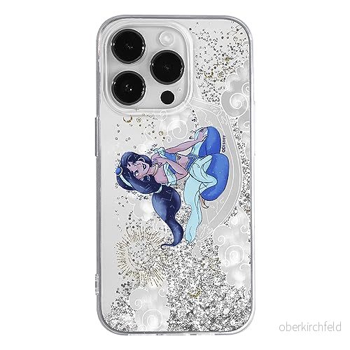 ERT GROUP mobiltelefonfodral för Apple Iphone 14 PRO originalt och officiellt licensierat Disney mönster Jasmine 006 optimalt anpassad till formen på mobiltelefonen, med glitter overflow effekt 5905511592387