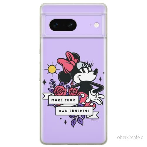 ERT GROUP mobiltelefonfodral för Google PIXEL 7 originalt och officiellt licensierat Disney mönster Minnie 073 optimalt anpassad till formen på mobiltelefonen, fodral tillverkad av TPU plast 5905795154974